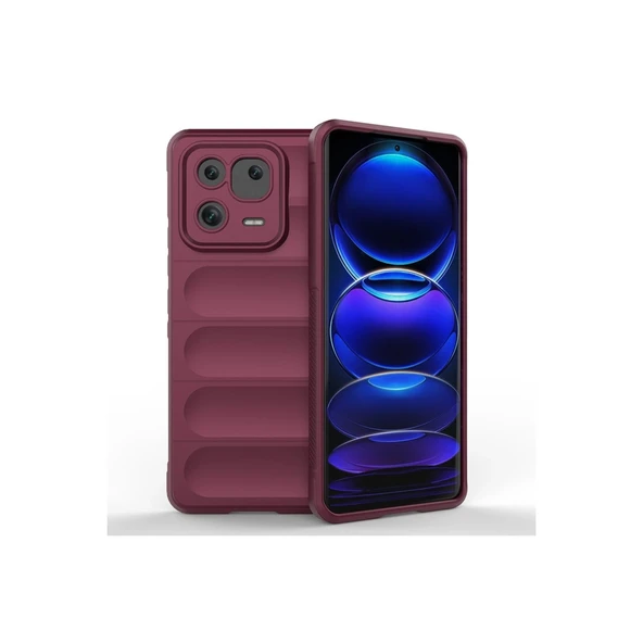 Xiaomi Mi 13 Kılıf Optimum Silikon - Bordo ürün görseli 1
