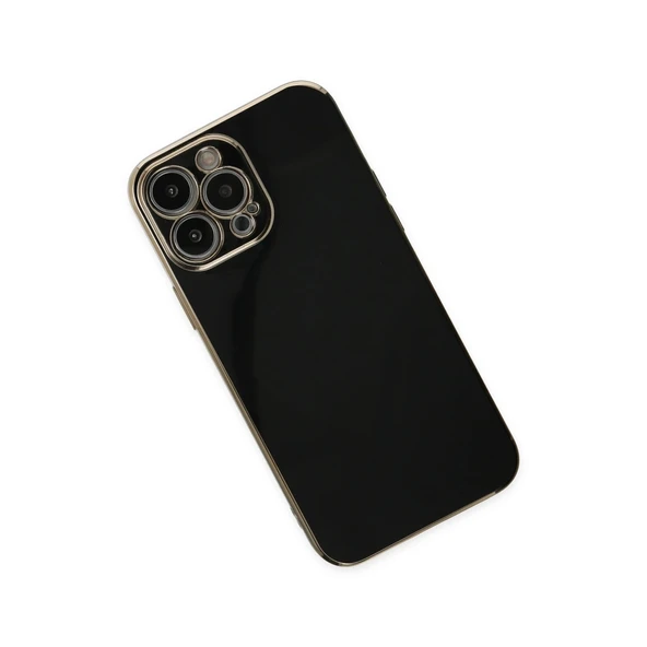 Apple İphone 15 Pro Max Kılıf Volet Silikon - Siyah - Resim 2