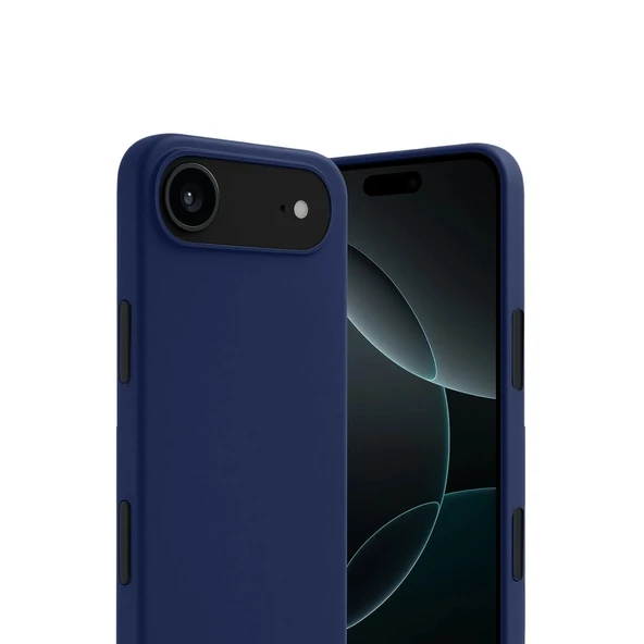 Apple İphone 17 Air First Silikon - Lacivert - Resim 2