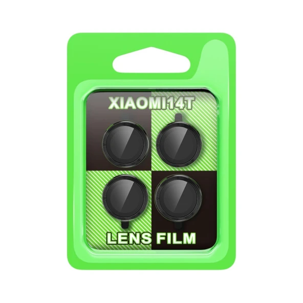 Xiaomi Mi 14t Raze Metal Kamera Lens - Siyah ürün görseli 1