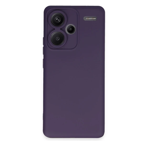 Xiaomi Redmi Note 13 Pro Plus Kılıf Nano İçi Kadife Silikon - Mor ürün görseli 1
