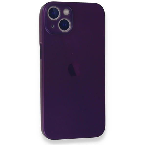 Apple İphone 14 Plus Kılıf Pp Ultra İnce Kapak - Mor - Resim 3