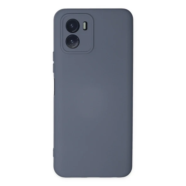 Vivo Y15s Kılıf Nano İçi Kadife Silikon - Gri ürün görseli 1