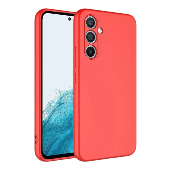 Samsung Galaxy A16 5g Kılıf First Silikon - Kırmızı ürün görseli 1