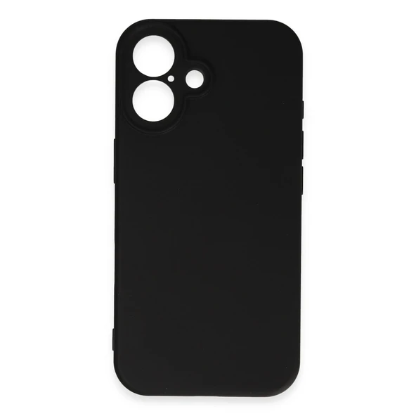 Apple İphone 16 Kılıf First Silikon - Siyah - Resim 2