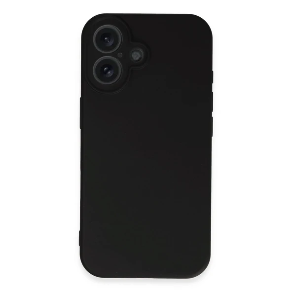Apple İphone 16 Kılıf First Silikon - Siyah - Resim 3