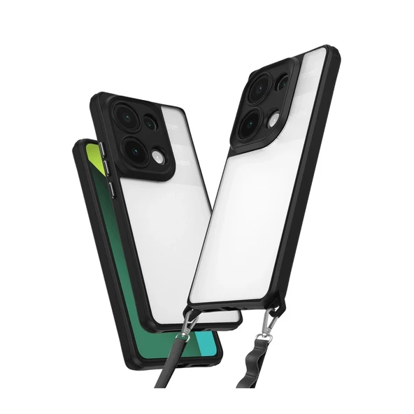 Xiaomi Redmi Note 13 Pro 5g Kılıf Penta Silikon Kılıf - Siyah ürün görseli 1