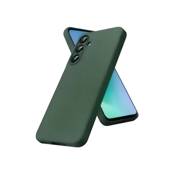 Samsung Galaxy A37 5g First Silikon - Koyu Yeşil ürün görseli 1