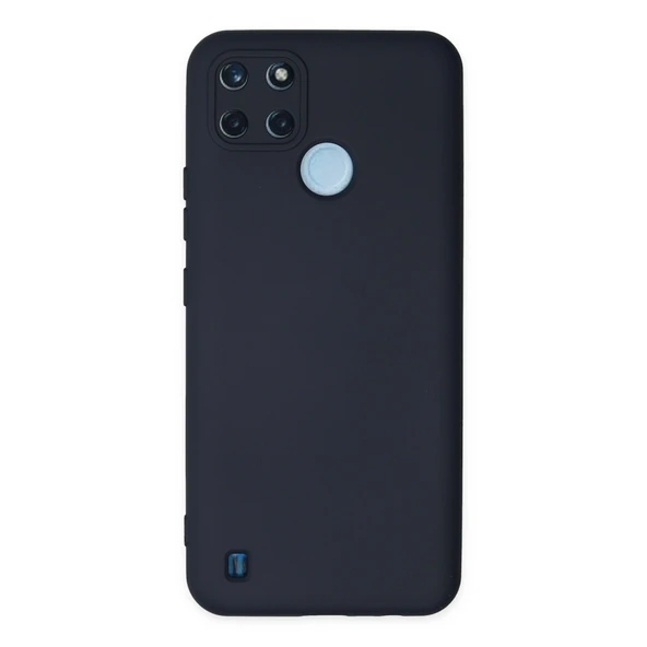 Realme C25y Kılıf Nano İçi Kadife Silikon - Lacivert ürün görseli 1