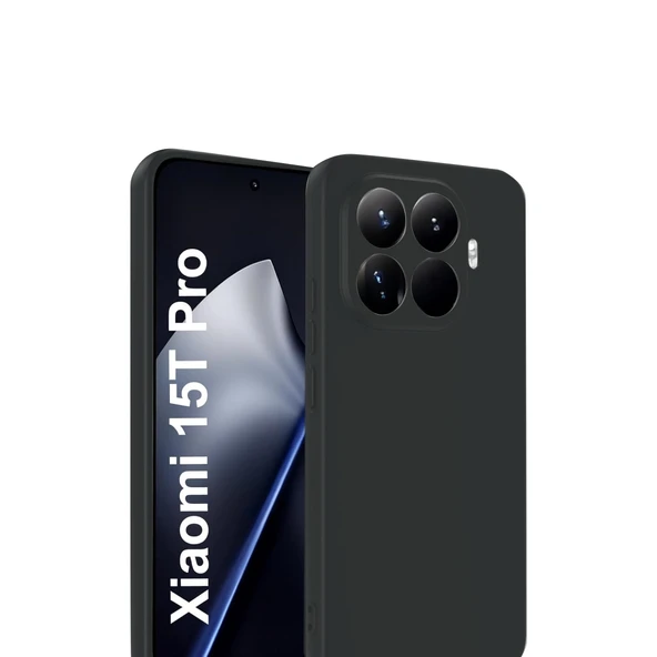 Xiaomi Mi 15t Pro First Silikon - Siyah - Resim 2