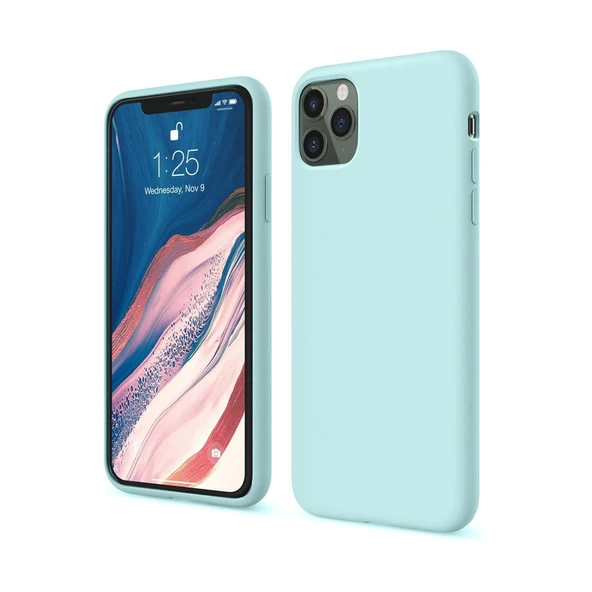 Apple İphone 11 Pro Kılıf First Silikon - Turkuaz ürün görseli 1