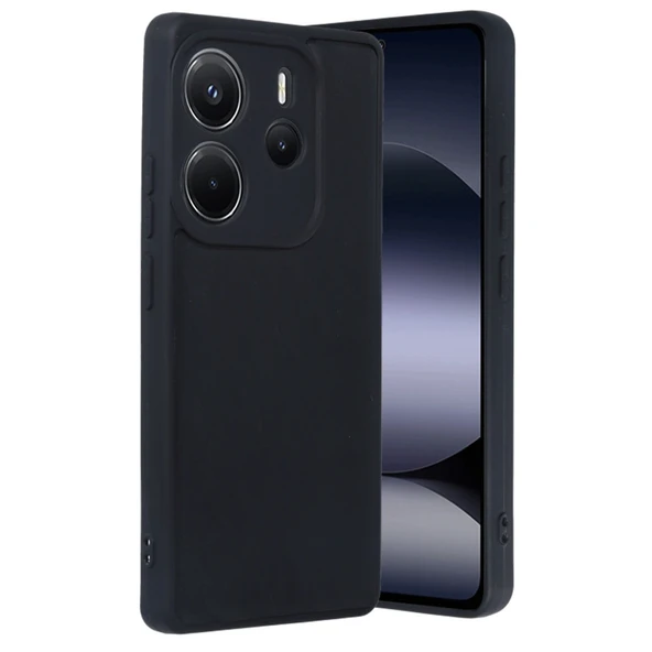 Xiaomi Redmi Note 14 4g Kılıf Aras Deri Kapak - Siyah ürün görseli 1