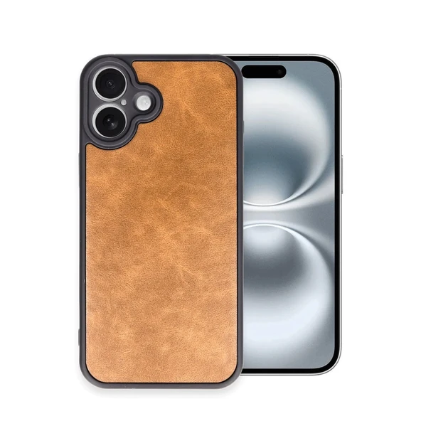 Apple İphone 16 Plus Kılıf Aras Deri Kapak - Taba ürün görseli 1
