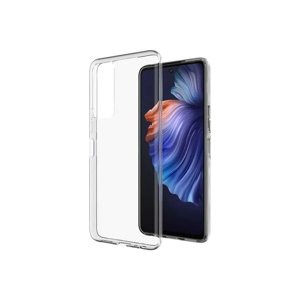 Tecno Camon 18 Kılıf Lüx Şeffaf Silikon - Resim 2