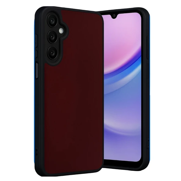 Samsung Galaxy M15 Kılıf Aras Deri Kapak - Bordo ürün görseli 1