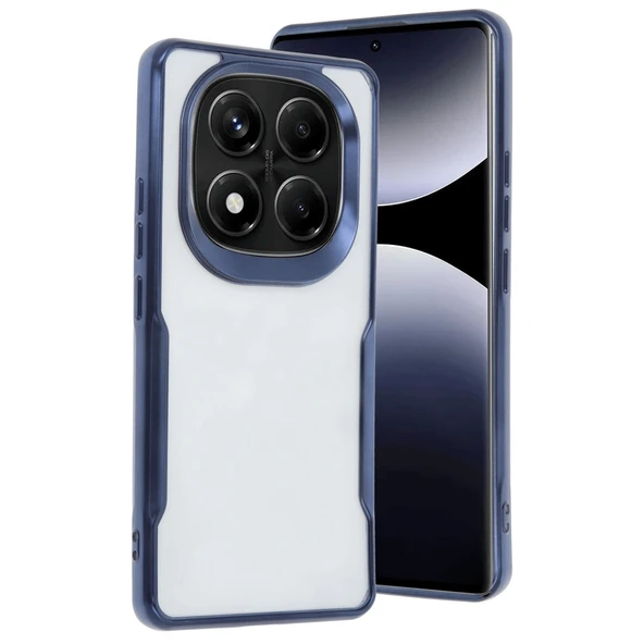 Xiaomi Redmi Note 14 Pro Plus Kılıf Boyi Silikon Kapak - Lacivert ürün görseli 1