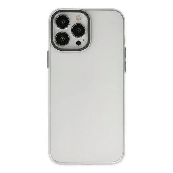 Apple İphone 13 Pro Max Kılıf Modos Metal Kapak - Şeffaf ürün görseli 1