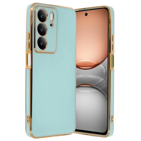 Realme C75 4g Kılıf Volet Silikon - Açık Yeşil ürün görseli 1