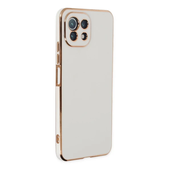 Xiaomi Mi 11 Lite Kılıf Volet Silikon - Beyaz ürün görseli 1