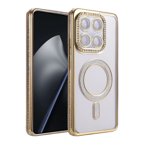 Joko Xiaomi Mi 15t Pro Joke Simli Magneticsafe Kılıf - Gold ürün görseli 1