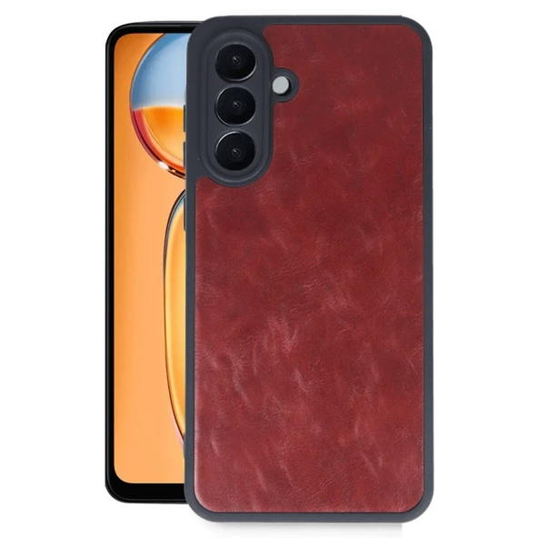 Samsung Galaxy A26 Kılıf Aras Deri Kapak - Bordo ürün görseli 1