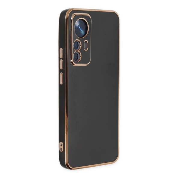Xiaomi Mi 12t Pro Kılıf Volet Silikon - Siyah ürün görseli 1