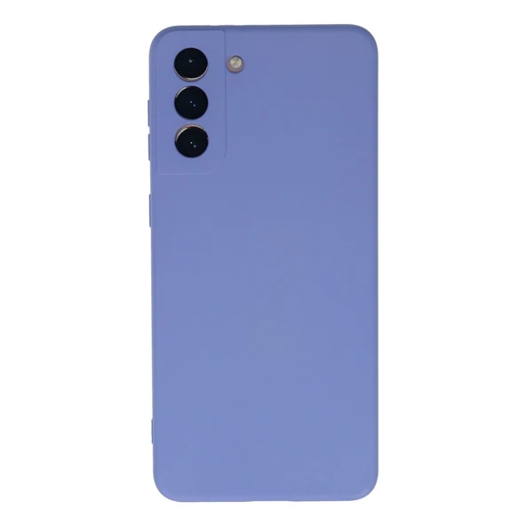 Samsung Galaxy S21 Plus Kılıf Nano İçi Kadife Silikon - Lila ürün görseli 1