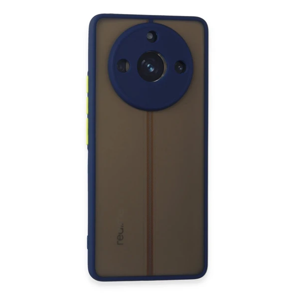 Realme 11 Pro Kılıf Montreal Silikon Kapak - Lacivert ürün görseli 1
