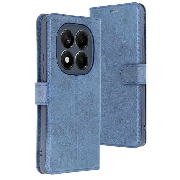 Xiaomi Redmi Note 14 Pro 5g Kılıf Trend S Plus Kapaklı Kılıf - Lacivert ürün görseli 1