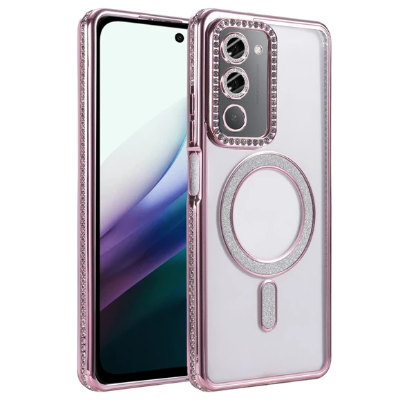 Joko Xiaomi Redmi 15 4g Joke Simli Magneticsafe Kılıf - Pembe ürün görseli 1