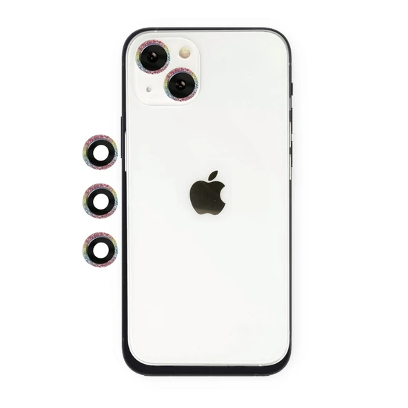 Apple İphone 14 Shine Kamera Lens - Rainbow ürün görseli 1