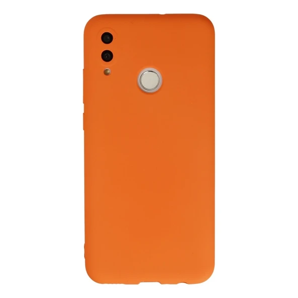 Huawei P Smart 2019 Kılıf Nano İçi Kadife Silikon - Turuncu ürün görseli 1
