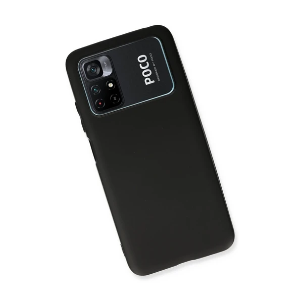 Xiaomi Poco M4 Pro 4g Kılıf First Silikon - Siyah - Resim 3