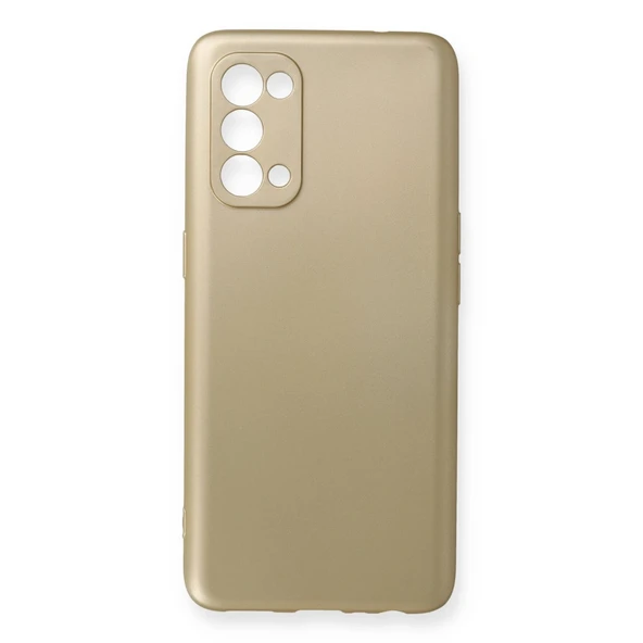 Oppo Reno 5 Pro Kılıf First Silikon - Gold ürün görseli 1