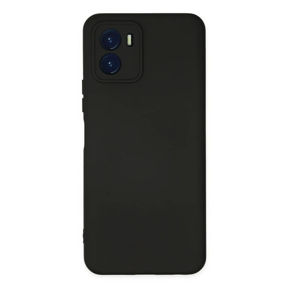 Vivo Y15s Kılıf Nano İçi Kadife Silikon - Siyah ürün görseli 1