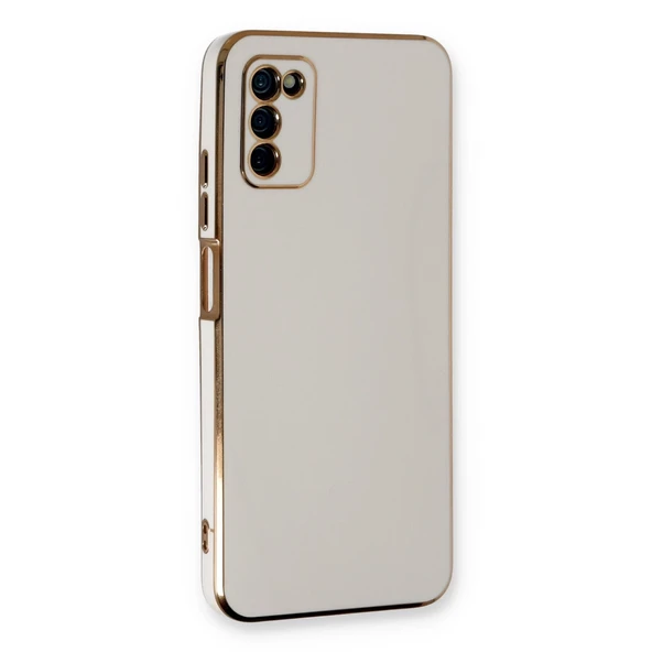 Samsung Galaxy A03s Kılıf Volet Silikon - Beyaz ürün görseli 1