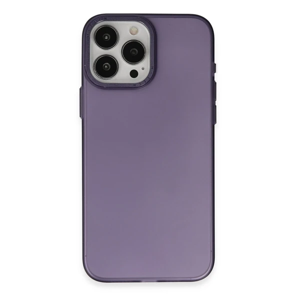 Apple İphone 15 Pro Max Kılıf Modos Metal Kapak - Derin Mor ürün görseli 1