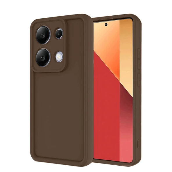 Xiaomi Redmi Note 13 Pro 4g Kılıf Viera Silikon - Kahverengi ürün görseli 1