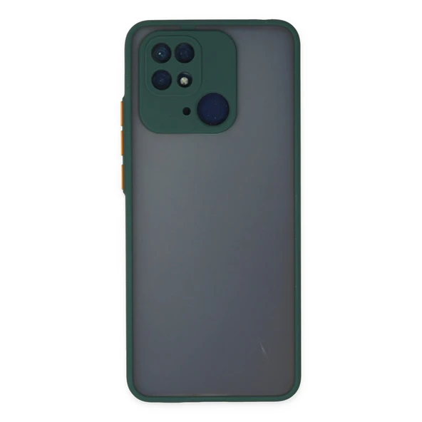 Xiaomi Redmi 10c Kılıf Montreal Silikon Kapak - Yeşil ürün görseli 1