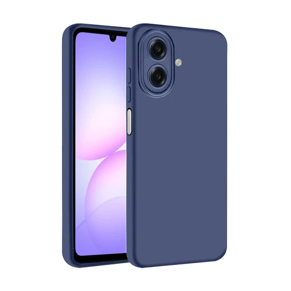Samsung Galaxy A07 4g Nano İçi Kadife Silikon - Lacivert ürün görseli 1