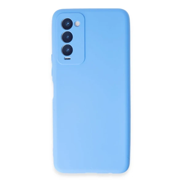 Tecno Camon 18 Kılıf First Silikon - Mavi ürün görseli 1