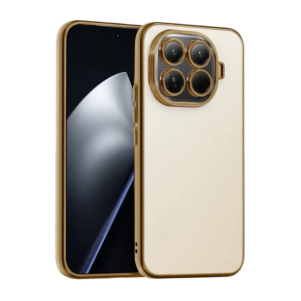 Xiaomi Mi 15t Pro Razer Lensli Silikon - Gold ürün görseli 1