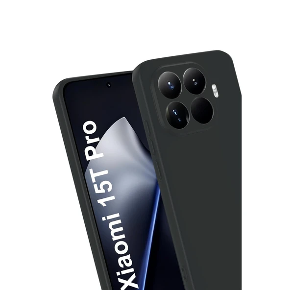 Xiaomi Mi 15t Pro First Silikon - Siyah - Resim 3