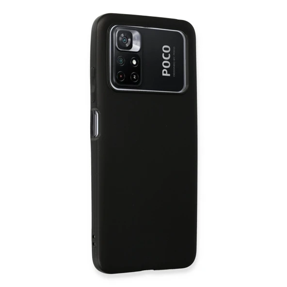 Xiaomi Poco M4 Pro 4g Kılıf First Silikon - Siyah - Resim 2