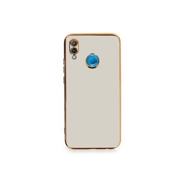 Huawei P20 Lite Kılıf Volet Silikon - Beyaz ürün görseli 1
