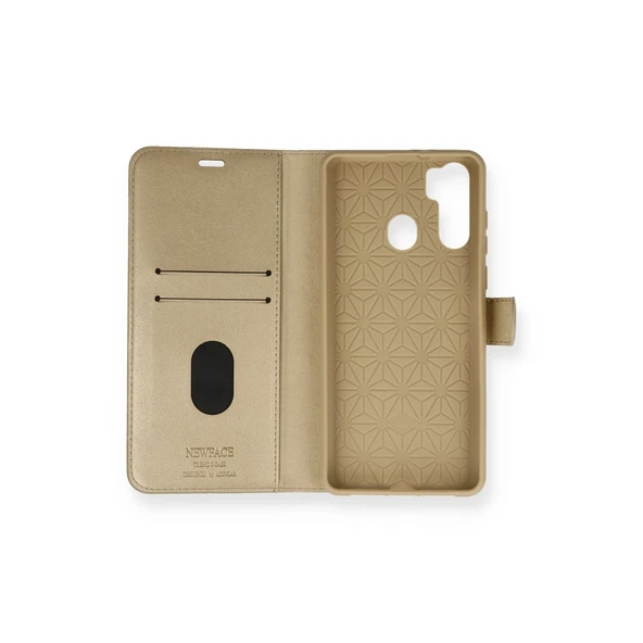 Reeder P13 Blue Max Kılıf Trend S Plus Kapaklı Kılıf - Gold ürün görseli 1