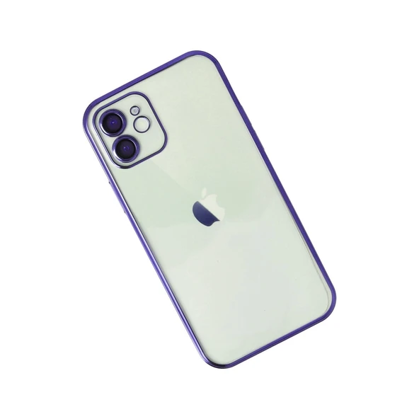 Apple İphone 11 Kılıf Razer Lensli Silikon - Mor - Resim 2