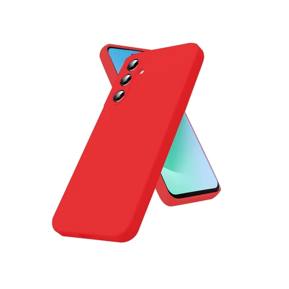 Samsung Galaxy A17 5g First Silikon - Kırmızı ürün görseli 1