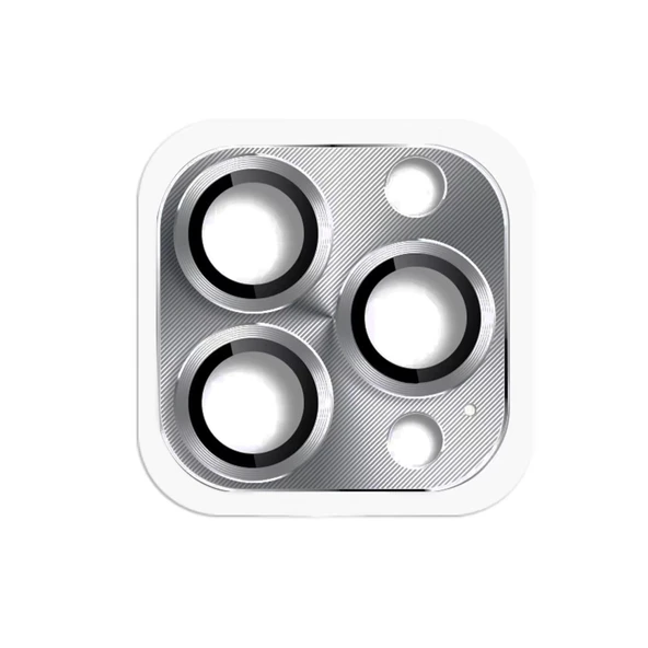 Apple İphone 16 Pro Max Pers Alüminyum Kamera Lens - Gri ürün görseli 1