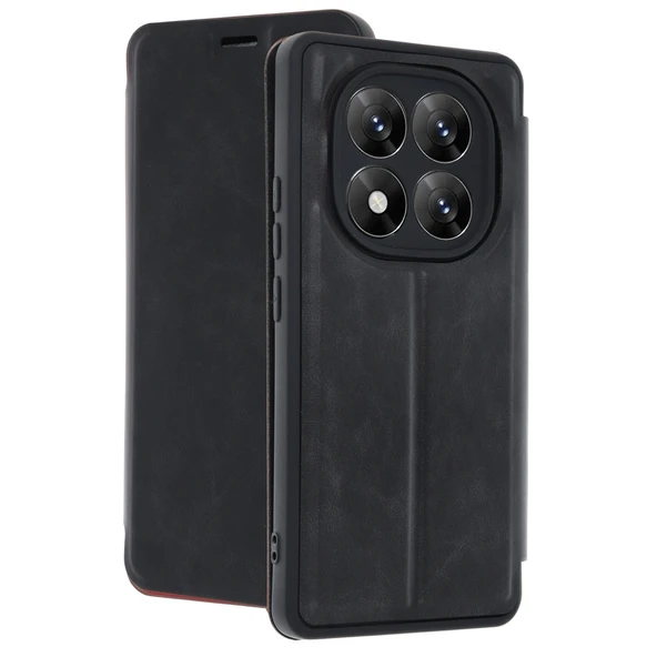 Xiaomi Redmi Note 14 Pro 5g Kılıf Flip Cover - Siyah ürün görseli 1